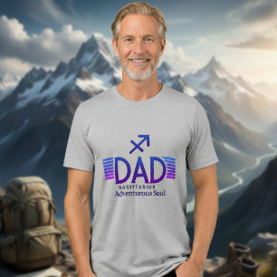  Sagittarius Dad -  funny Tri-Blend Shirt