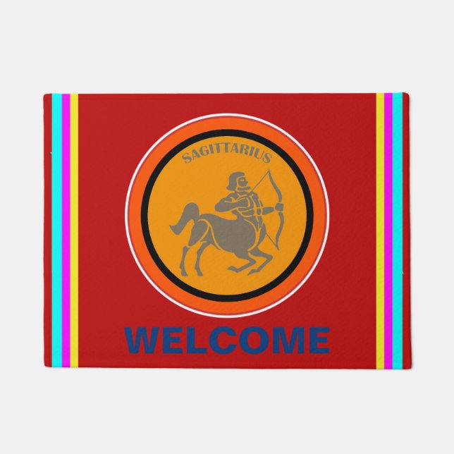 Sagittarius Doormat (Front)