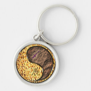Sagittarius & Earth Dragon Key Ring