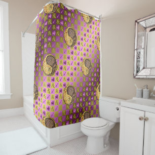 Sagittarius & Earth Dragon Shower Curtain