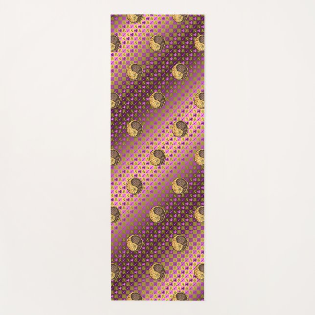 Sagittarius & Earth Dragon Yoga Mat (Front)