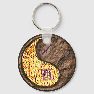 Sagittarius & Earth Rooster Key Ring