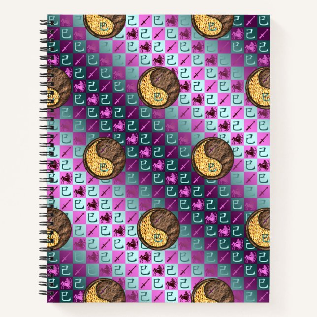 Sagittarius & Earth Snake Notebook (Front)
