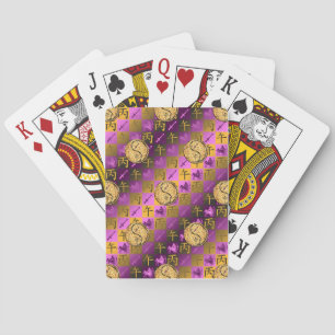 Sagittarius & Fire Horse Playing Cards