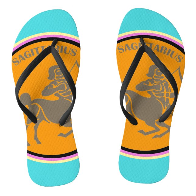 Sagittarius Flip Flops (Footbed)