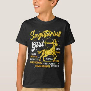 Sagittarius Girl Queen Woman November Birthday  T-Shirt