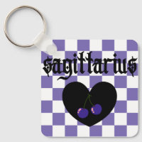 Sagittarius Gothic Aesthetic Chequered Cherry Art