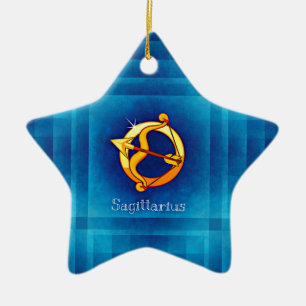 sagittarius horoscope ceramic tree decoration