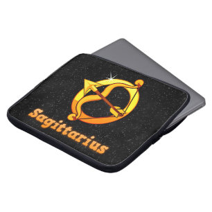 Sagittarius illustration laptop sleeve