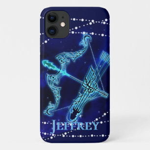 Sagittarius in Dark Blue II Case-Mate iPhone Case