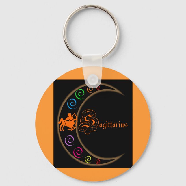 Sagittarius Key Ring (Front)