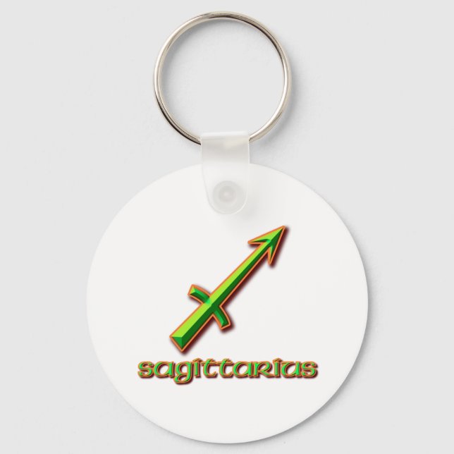 Sagittarius Key Ring (Front)