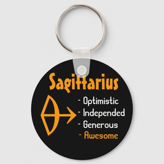 Sagittarius Key Ring (Front)