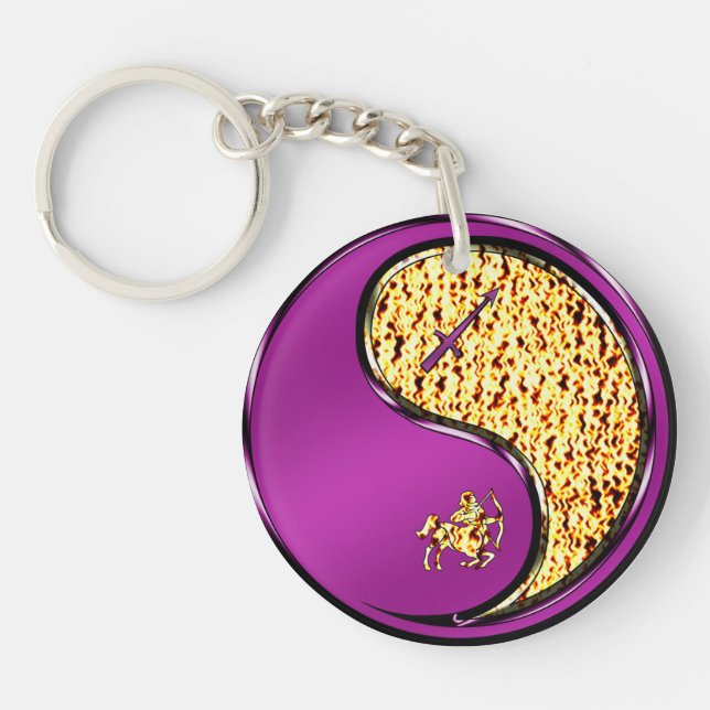 Sagittarius Key Ring (Front)