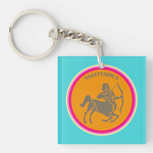 Sagittarius Keychain (Front)