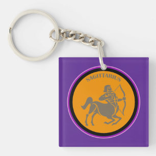 Sagittarius Keychain