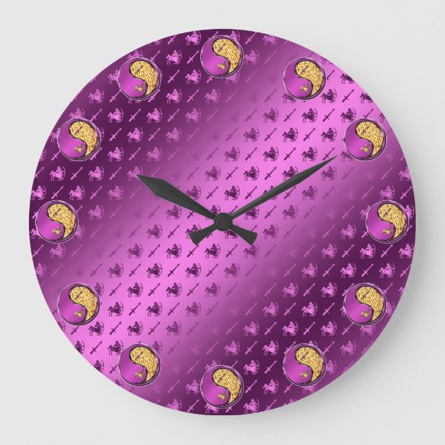 Sagittarius Large Clock (Front)