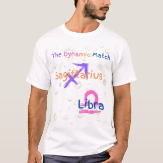 Sagittarius Libra Couple Zodiac T-Shirt