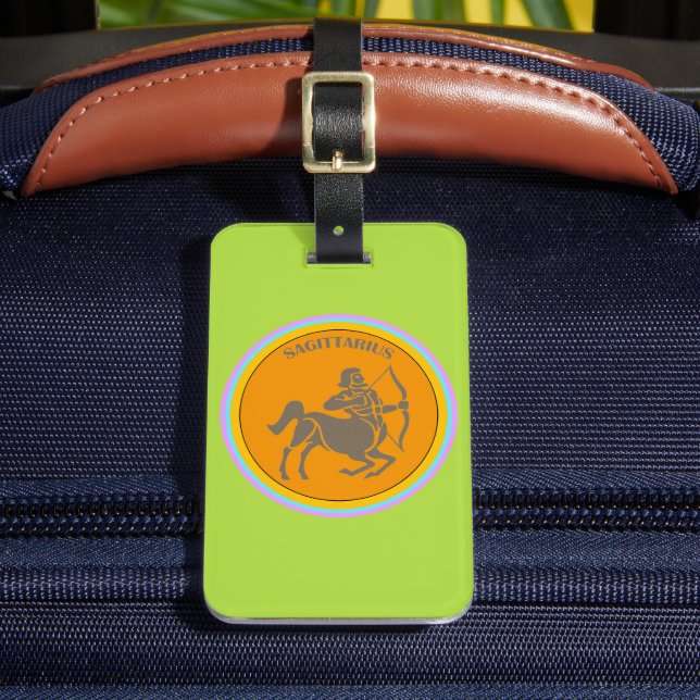 Sagittarius Luggage Tag  (Front Insitu 2)