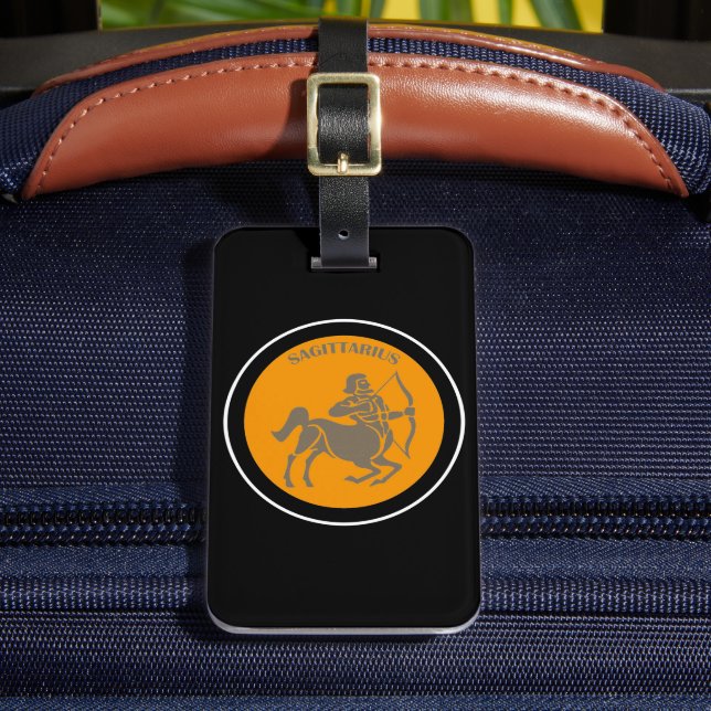 Sagittarius Luggage Tag  (Front Insitu 2)