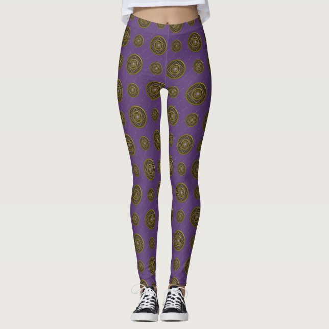 Sagittarius Mandala Leggings (Front)