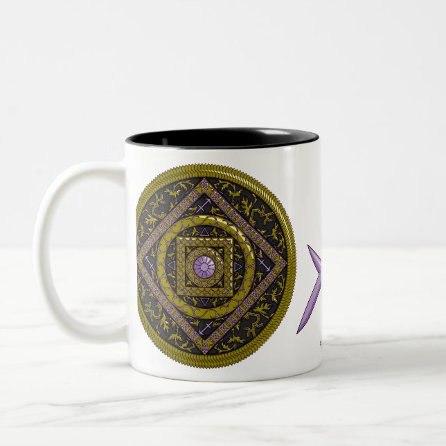 Sagittarius Mandala Mug (Left)