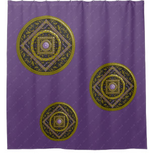 Sagittarius Mandala Shower Curtain