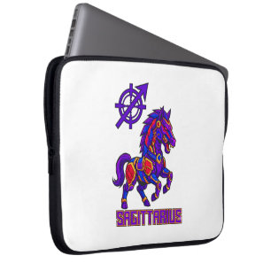 Sagittarius Mecha Stallion Warrior Art Laptop Sleeve