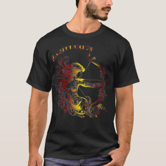 Sagittarius Men Black Shirt