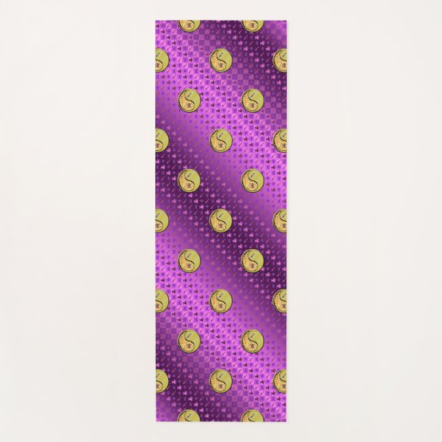 Sagittarius & Metal Boar Yoga Mat (Front)