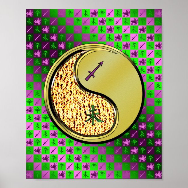 Sagittarius & Metal Goat Poster (Front)