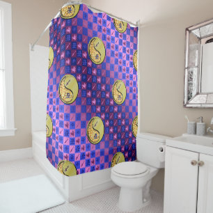 Sagittarius & Metal Ox Shower Curtain