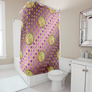 Sagittarius & Metal Rat Shower Curtain