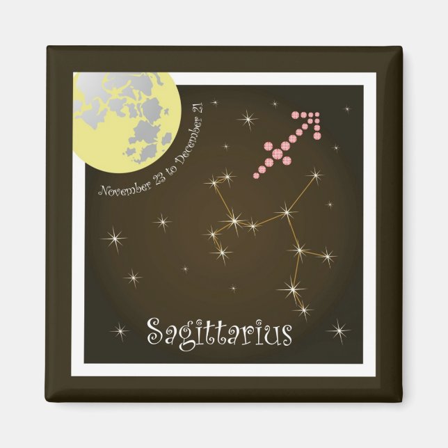 Sagittarius November 23 to December 21 Magnet (Front)