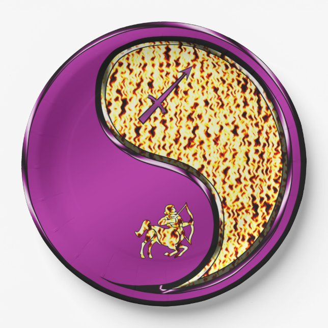 Sagittarius Paper Plate (Front)