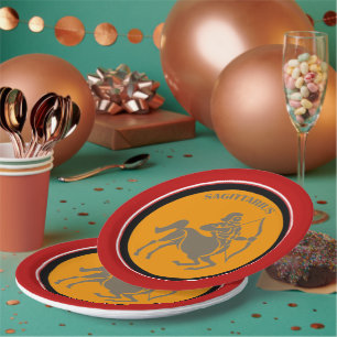 Sagittarius Paper Plate