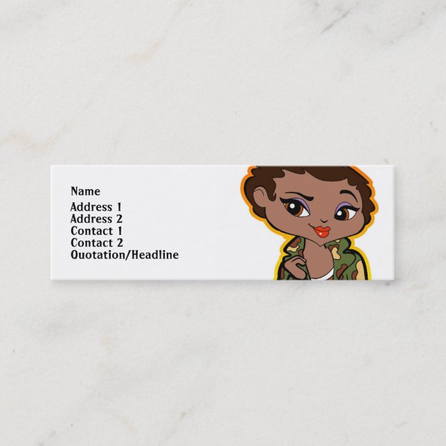 Sagittarius Profile Card (Front)