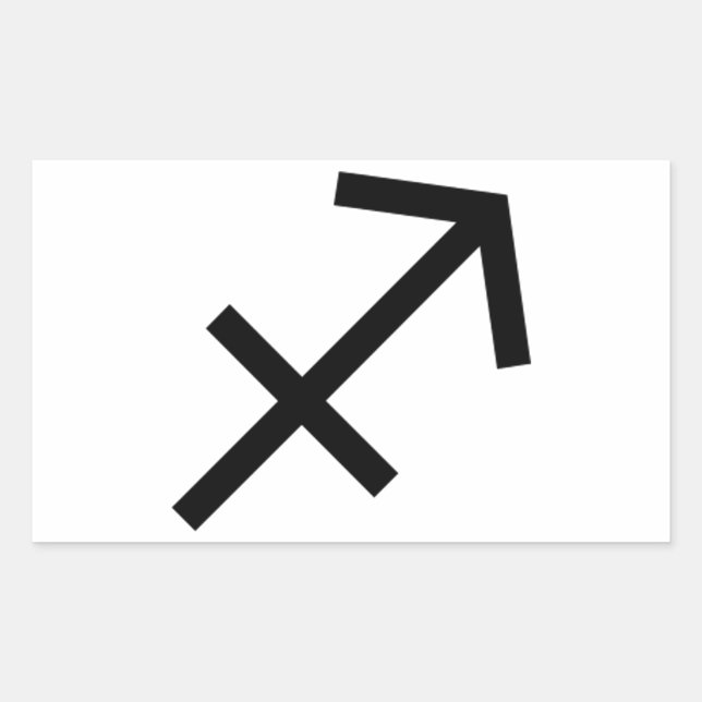 Sagittarius Rectangular Sticker (Front)