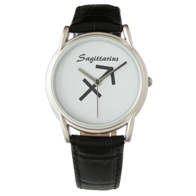 Sagittarius Sign of the Zodiac. Mens Watches. Watch (Front)