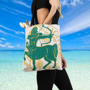Sagittarius Sign of the Zodiac on a Tote Bag