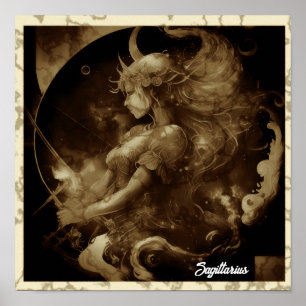 Sagittarius Sign Wall Art 