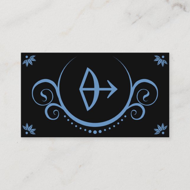 sagittarius sophistications business card (Front)