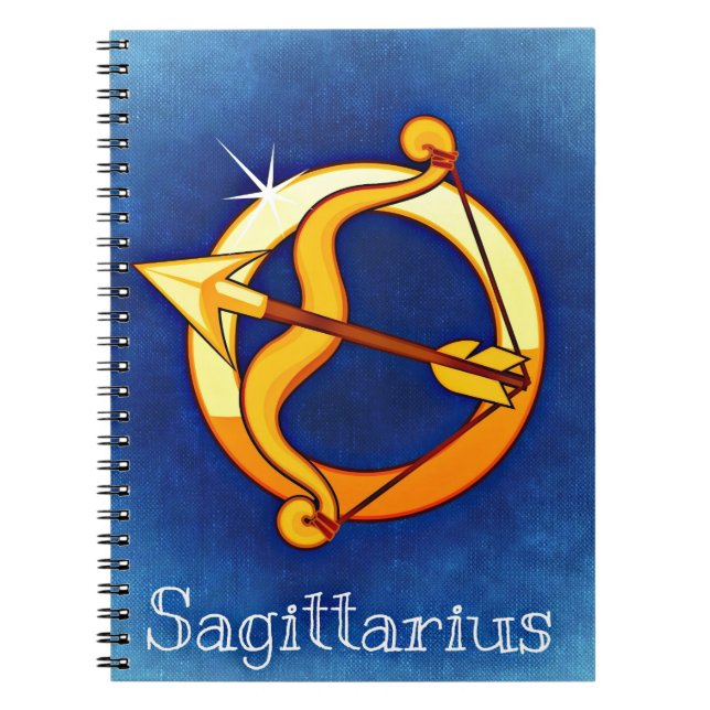 Sagittarius Spiral Notebook (Front)