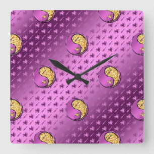 Sagittarius Square Wall Clock