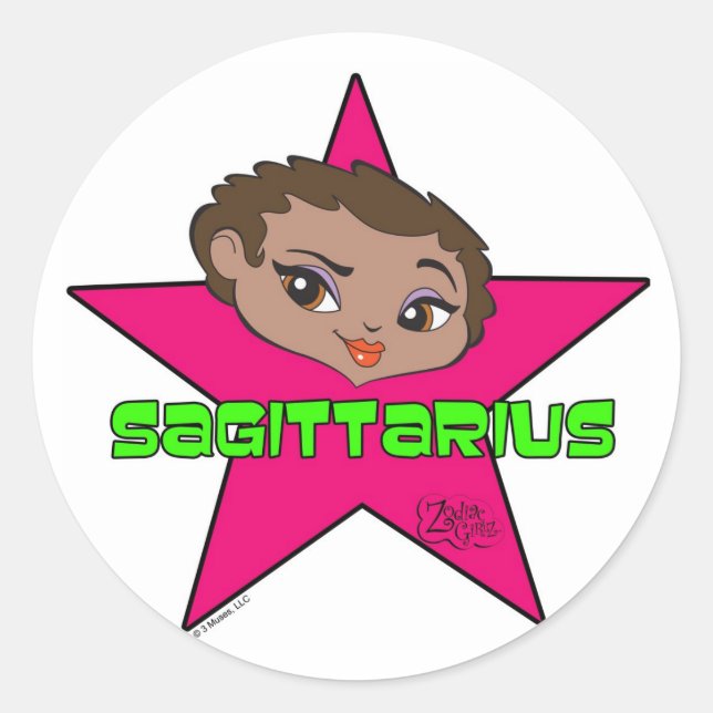 Sagittarius Stickers (Front)