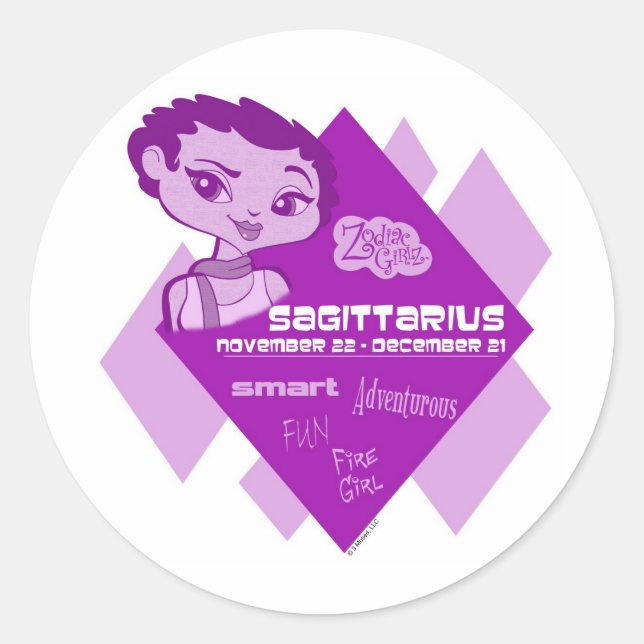 Sagittarius Stickers (Front)