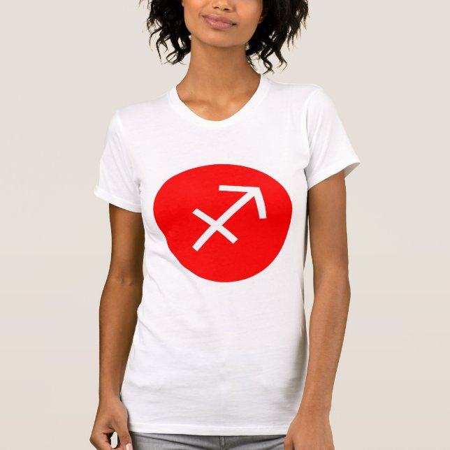 Sagittarius Symbol - Customised T-Shirt (Front)