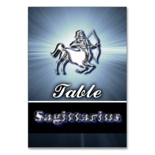 Sagittarius Table Number