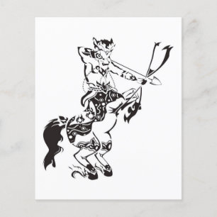 Sagittarius tattoo style Sagittarius Zodiac Signs Flyer