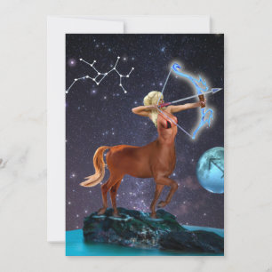 SAGITTARIUS THANK YOU CARD